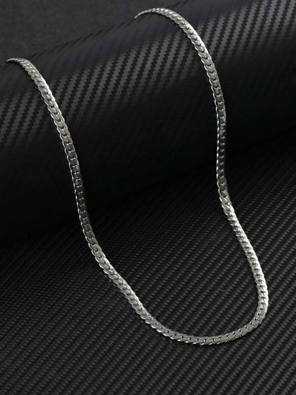 Men Silver Chain Get Upto 40 on Silver Chains for Men Myntra