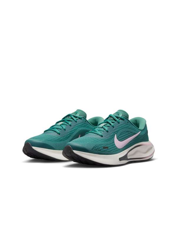 Nike purple and green shoes on sale