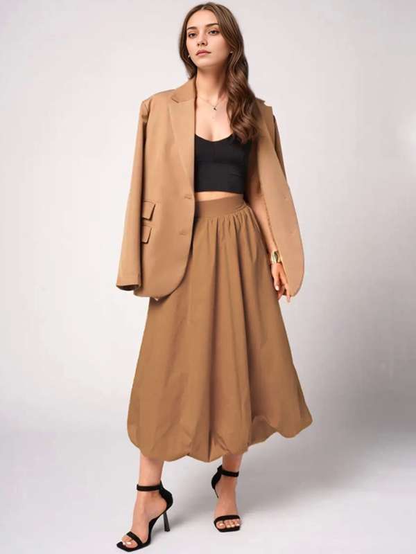 Women Khaki Skirts Buy Women Khaki Skirts online in India