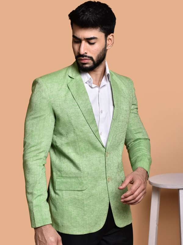 Sea Green Blazer Buy Sea Green Blazer online in India