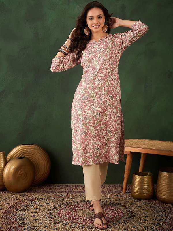 Women Cotton Kurtas Shop for Ladies Cotton Kurta Online Myntra