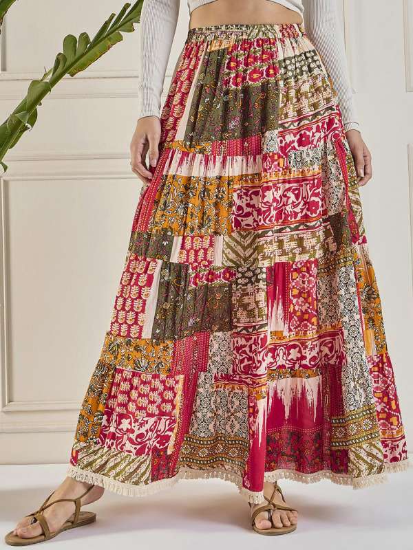 Bohemian skirts online india sales
