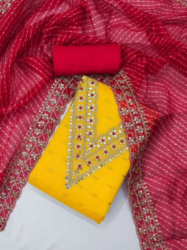 Gota patti dress material online online