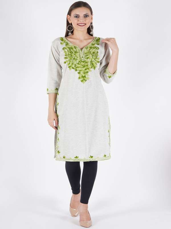 Woolen Kurtas Buy Woolen Kurtas Online in India Myntra