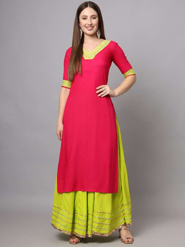 Ethnic skirt with long kurta outlet