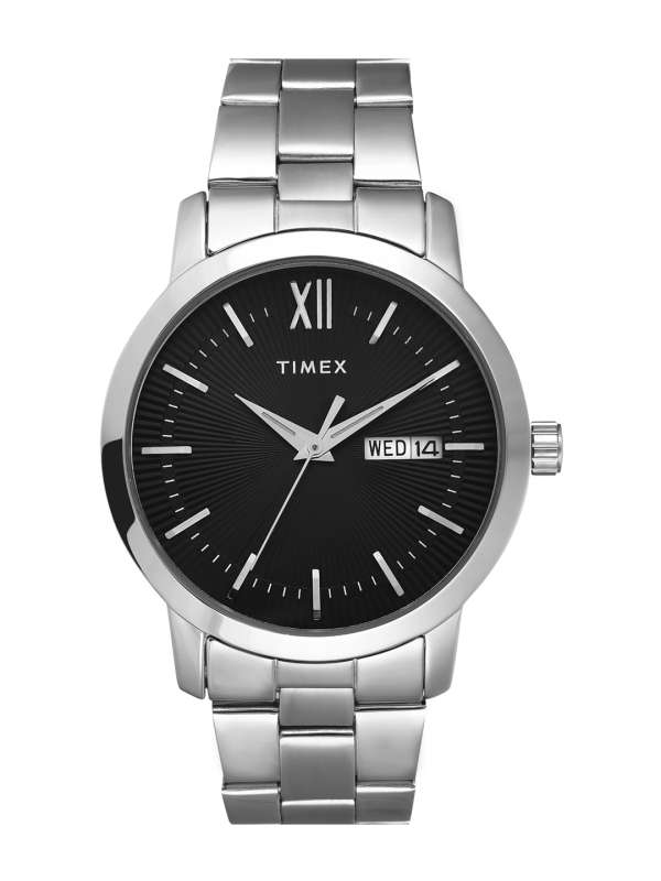 Timex Fashion Black Silver Watch Buy Timex Fashion Black Silver Watch online in India