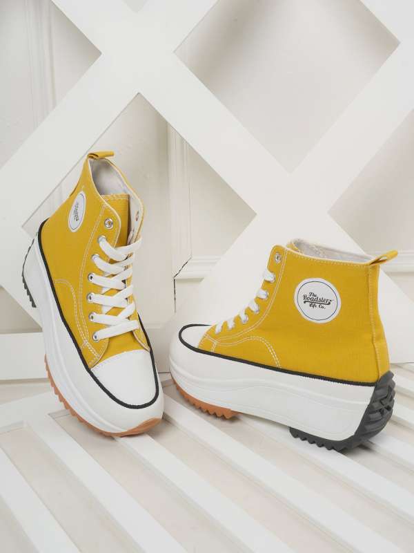 Mustard slip on shoes discount