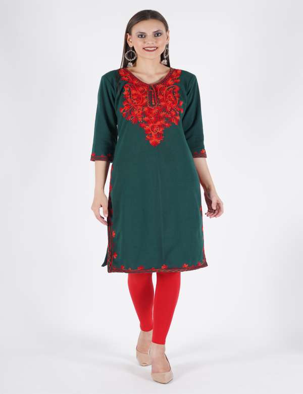 Woolen Kurtas Buy Woolen Kurtas Online in India Myntra