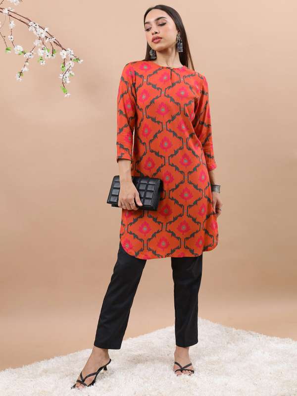 Sandal colour kurta top