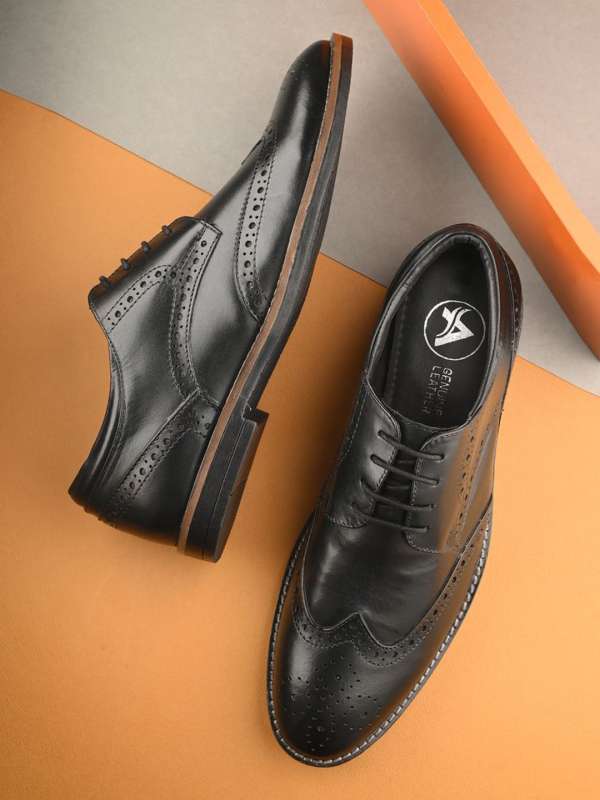 Myntra black formal shoes store
