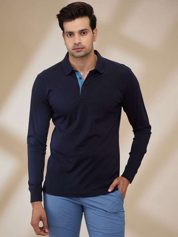 Full Sleeves Tshirt With Collar And Pocket Buy Full Sleeves Tshirt With Collar And Pocket online in India
