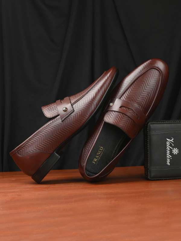 Franco Leone Brown Formal Shoes Buy Franco Leone Brown Formal Shoes online in India