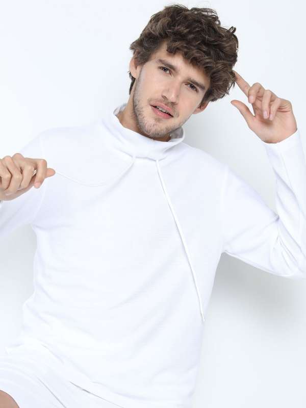 High neck t shirt for mens online store