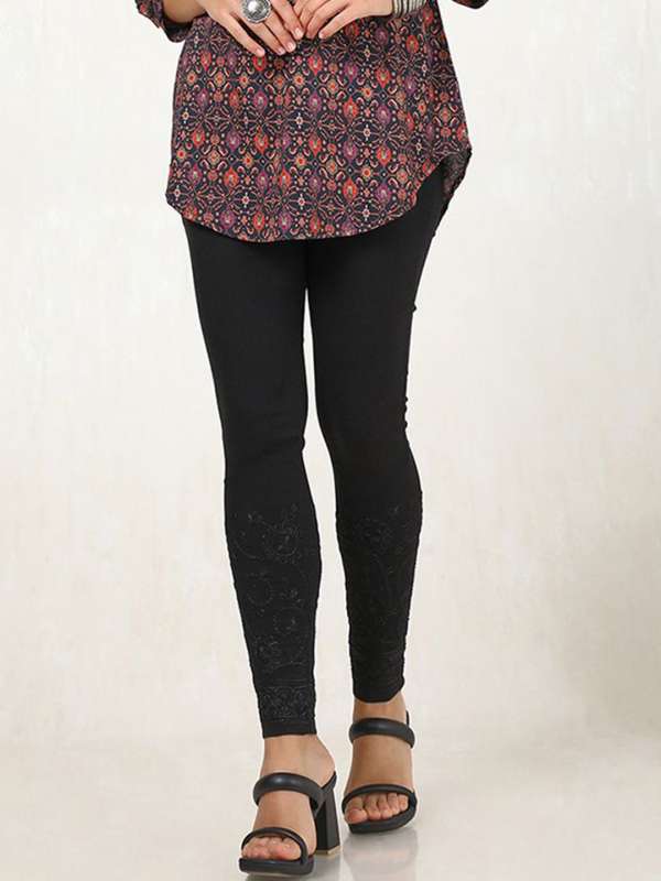 Embroidered Leggings Buy Embroidered Leggings online in India