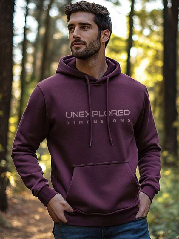 Purple Sweatshirt Buy Purple Sweatshirt online in India