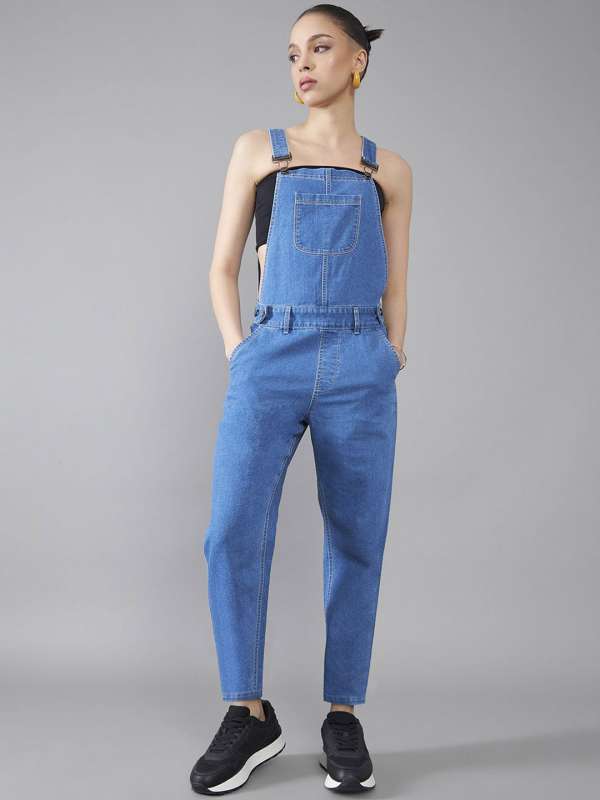 Denim dungarees online india deals