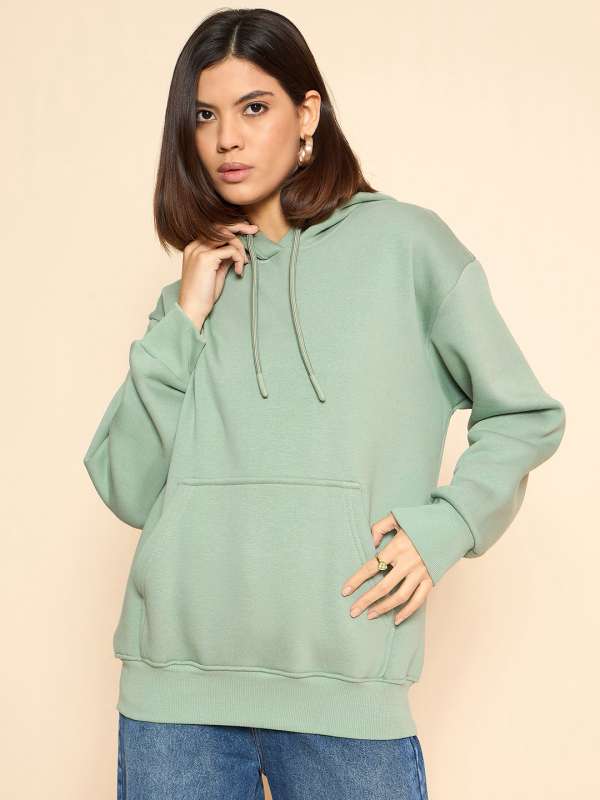 Sea green hoodie on sale