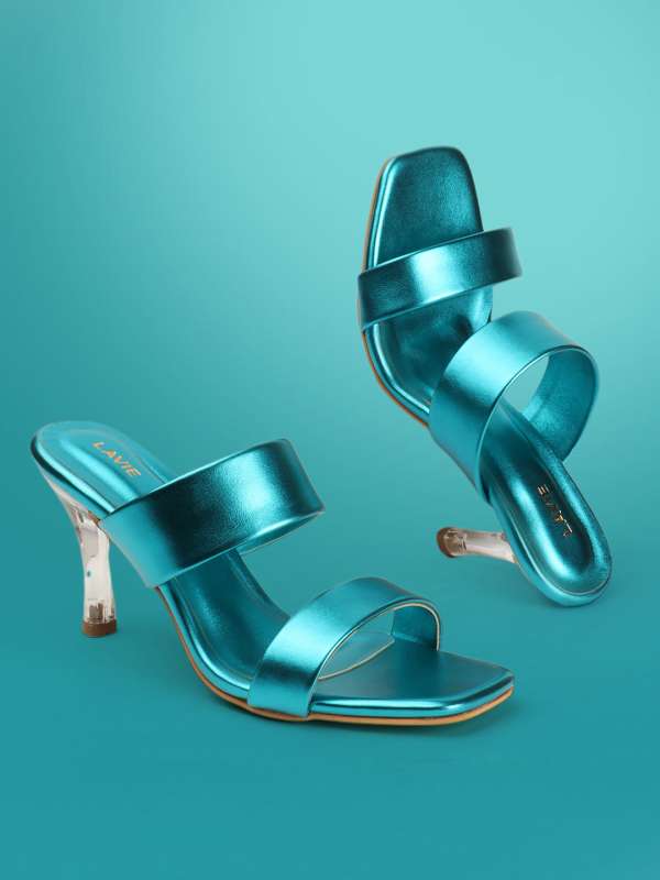 Teal coloured heels discount