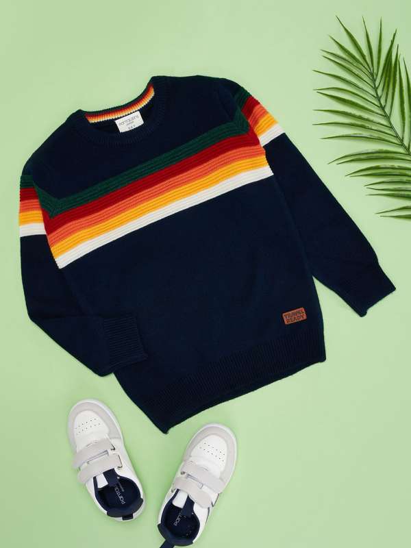 Blue Sweaters Buy Trendy Blue Sweaters Online in India Myntra