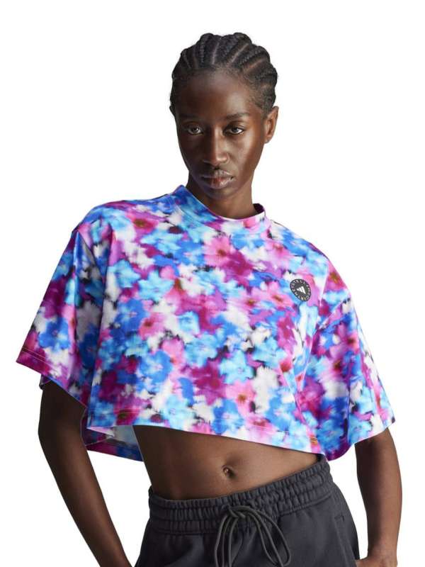 T shirt adidas crop top deals