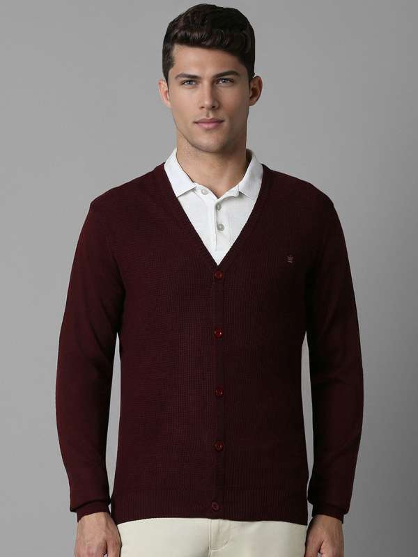 Maroon cardigans store