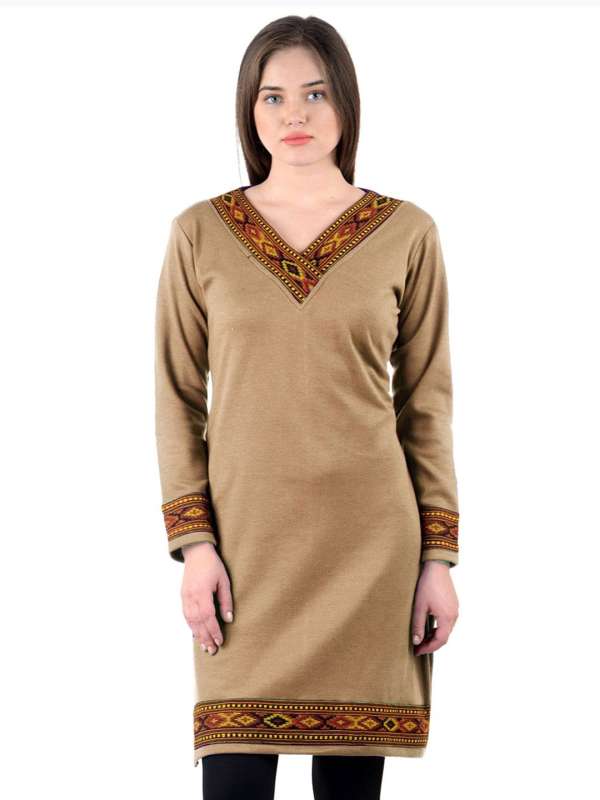 Myntra woolen kurti discount