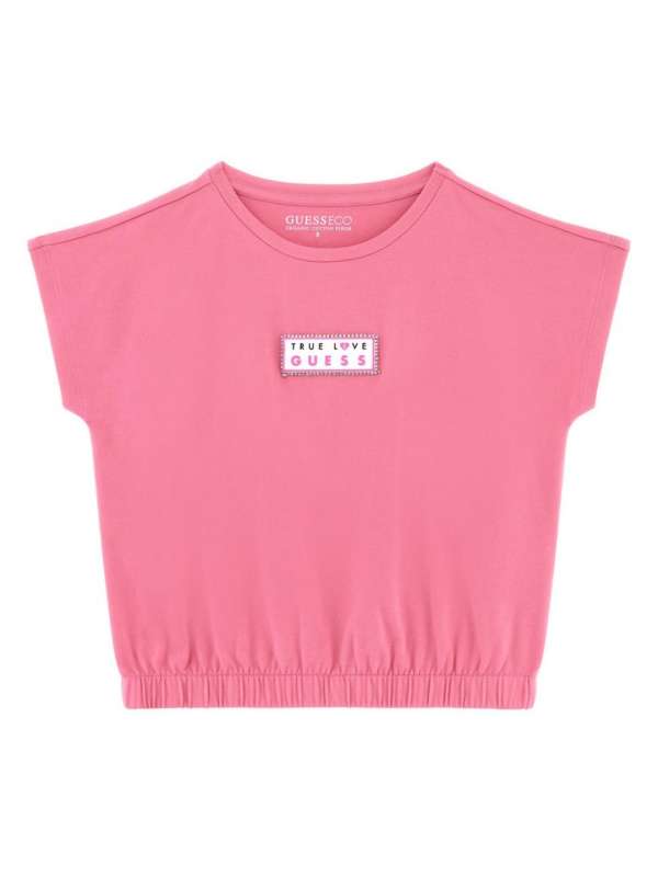 Guess pink t shirt cheap