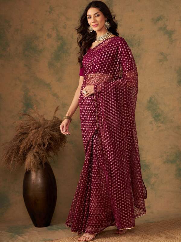 Net Dulhan Saree Traditional Buy Net Dulhan Saree Traditional online in India