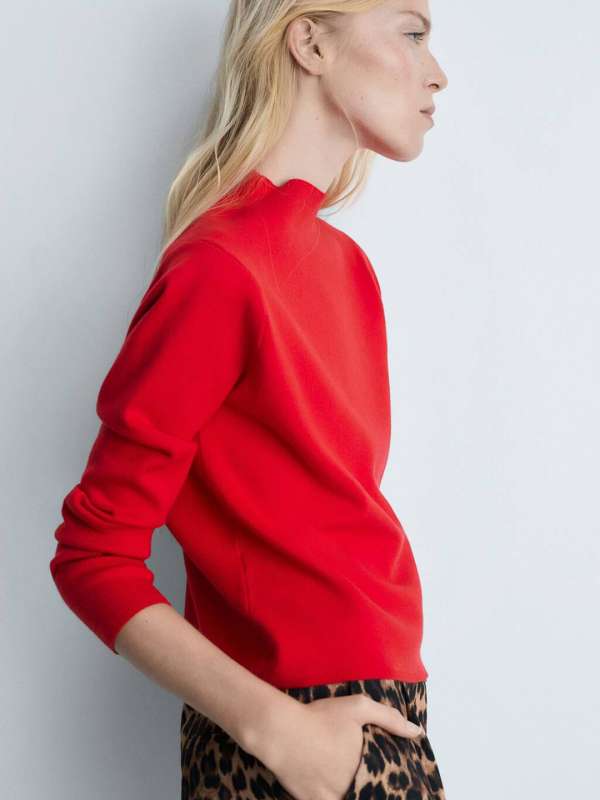 Mango Red Sweaters Buy Mango Red Sweaters online in India