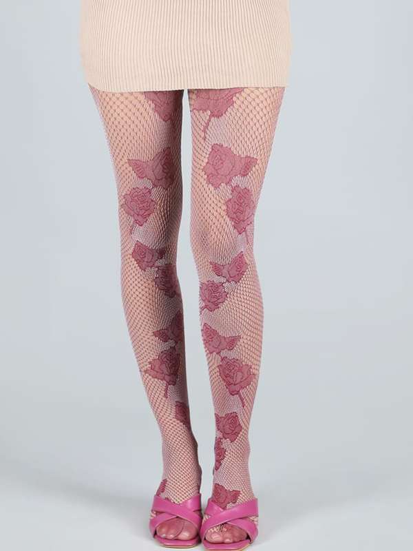 Maroon stockings outlet