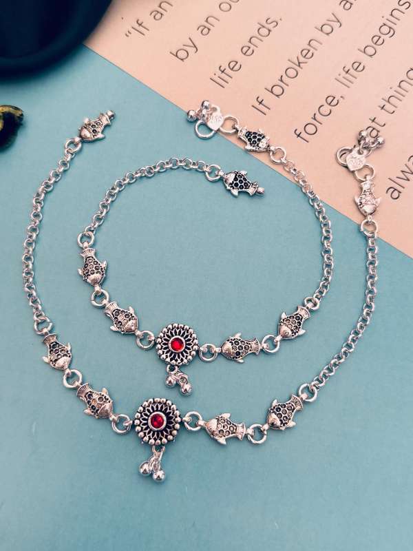 Online silver anklet shop