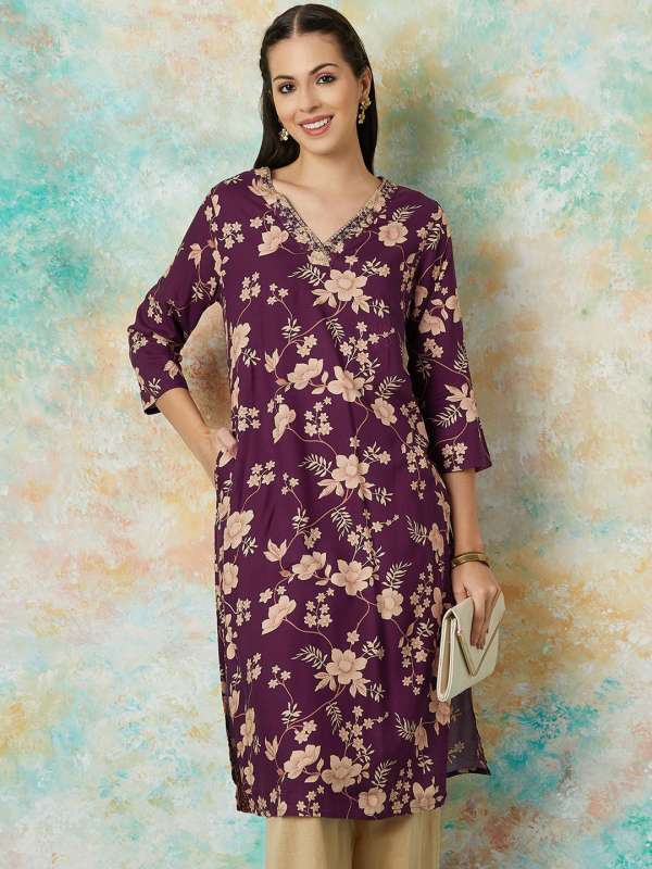 Melange By Lifestyle Purple Clothing Buy Melange By Lifestyle Purple Clothing online in India