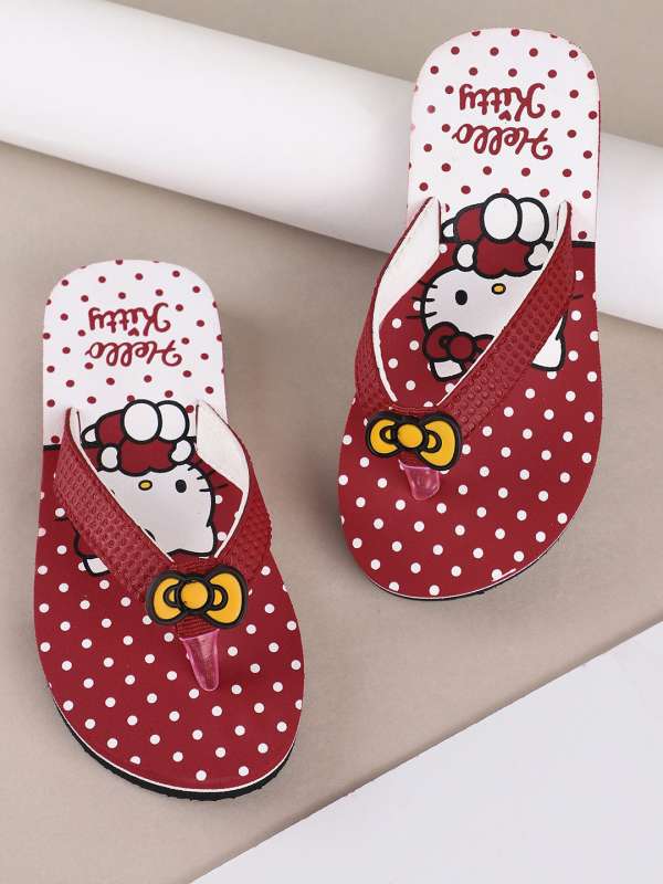 Kitty flip flops discount