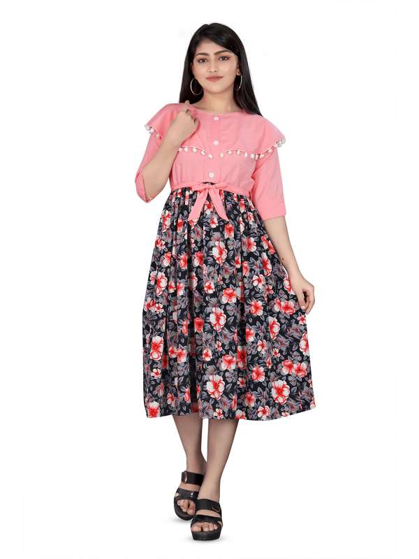 Knee length one piece on myntra new arrivals