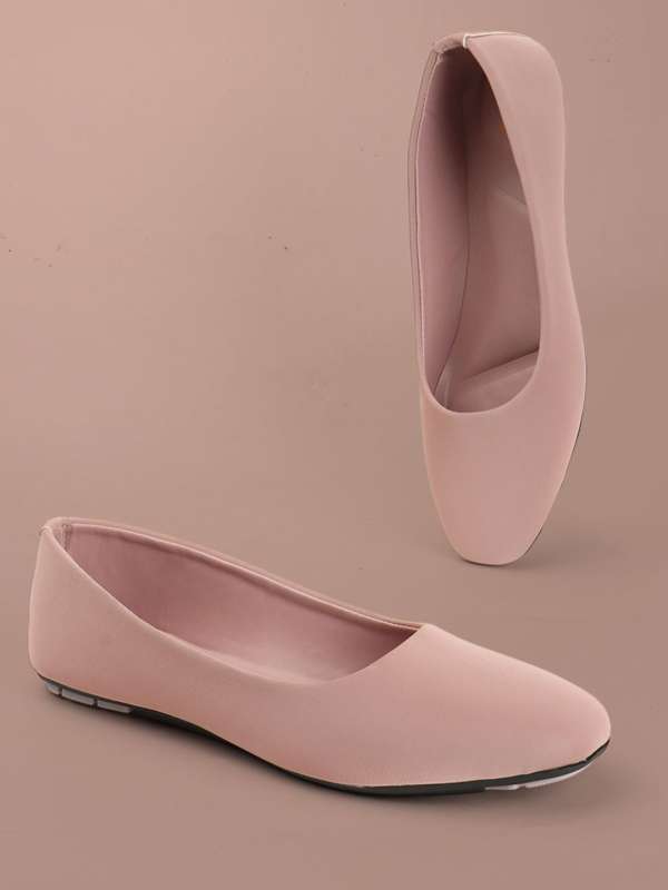 Peach ballerina shoes on sale