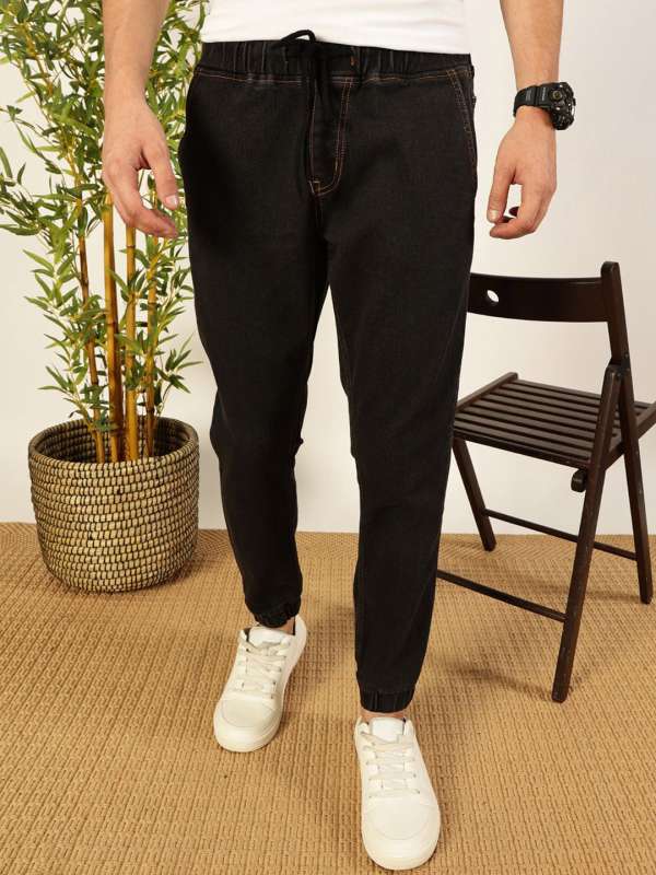 Black Men Jeans Joggers Buy Black Men Jeans Joggers online in India