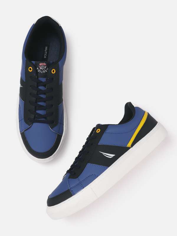 Navy blue nautica shoes on sale
