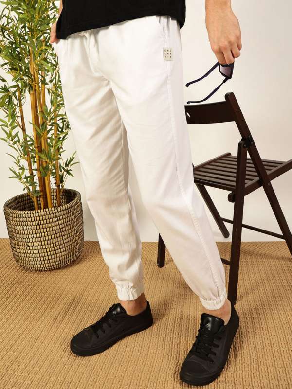 White jogger jeans mens on sale