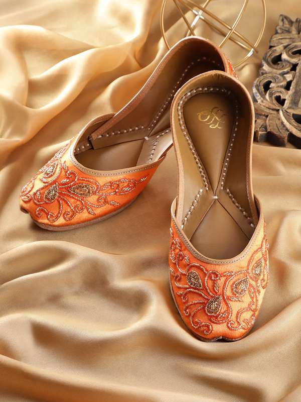 Cheap orange flats top