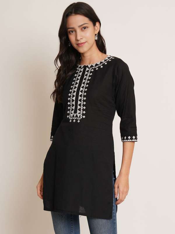 Boat Neck Kurti Buy Boat Neck Kurtis Online in India Myntra