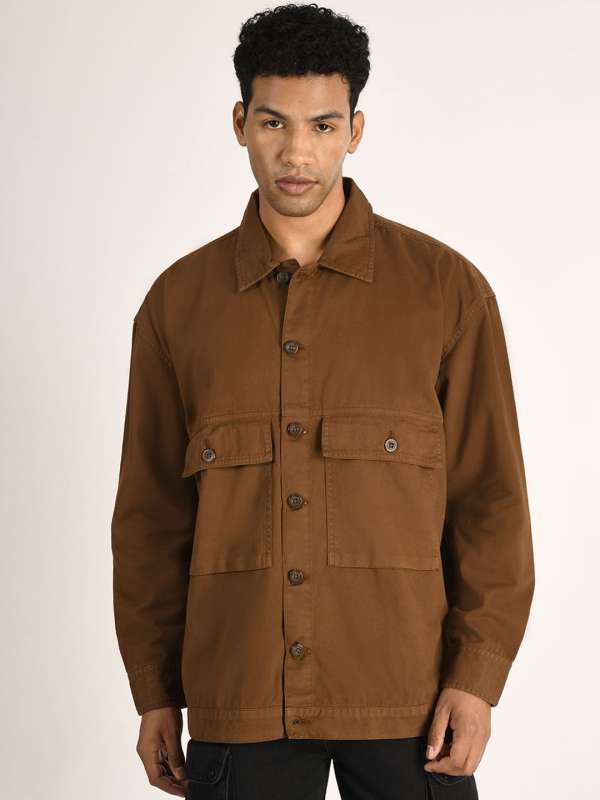 John players men's cotton jacket best sale