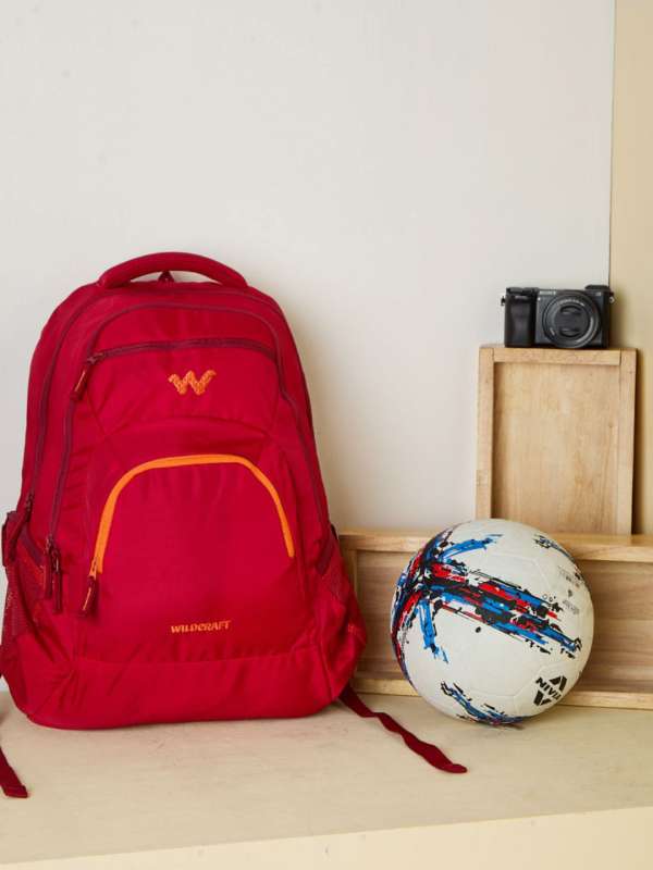 Wildcraft red casual backpack hotsell