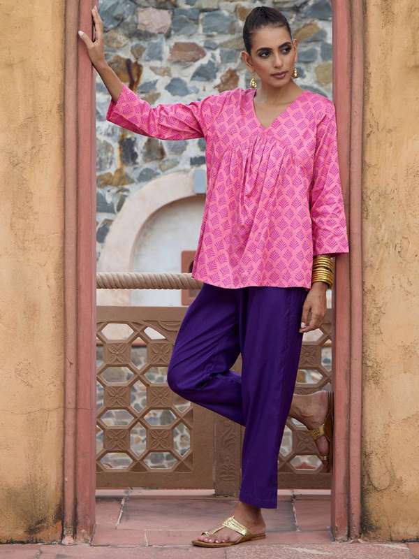 Myntra kurta tops outlet