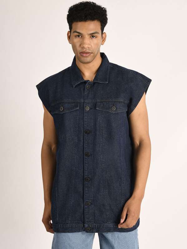 Sleeveless Jeans Jacket Buy Sleeveless Jeans Jacket online in India