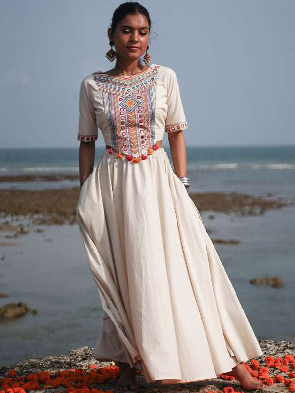 Myntra ethnic long skirts 2025