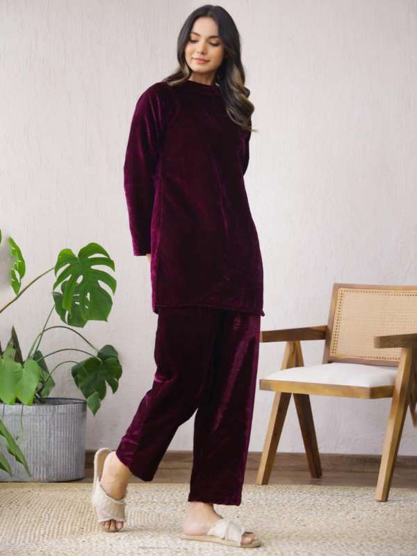 Valentine winter night suit cheap