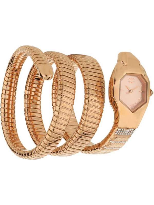 Just cavalli rose gold watch sale