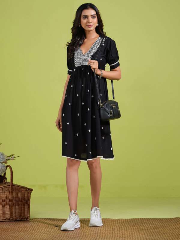 Knee Length Dress Buy Knee Length Dresses Online in India