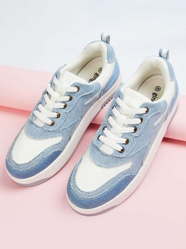 Denim color shoes online