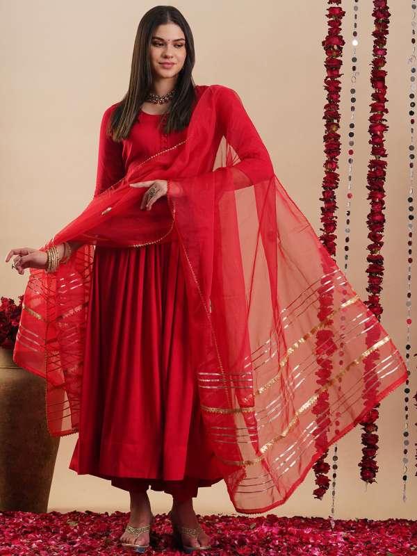 Myntra anarkali salwar clearance